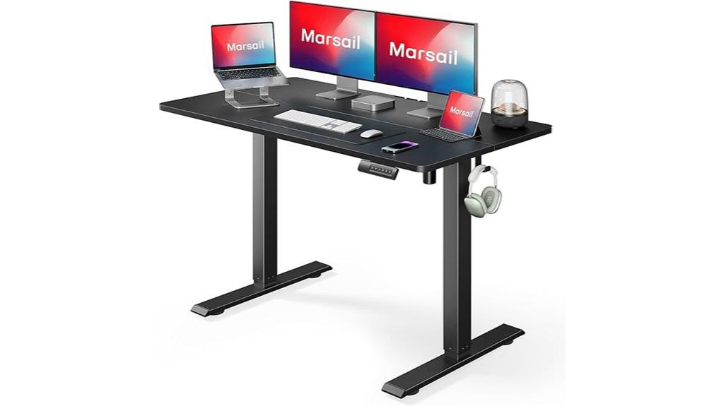 adjustable height standing desk