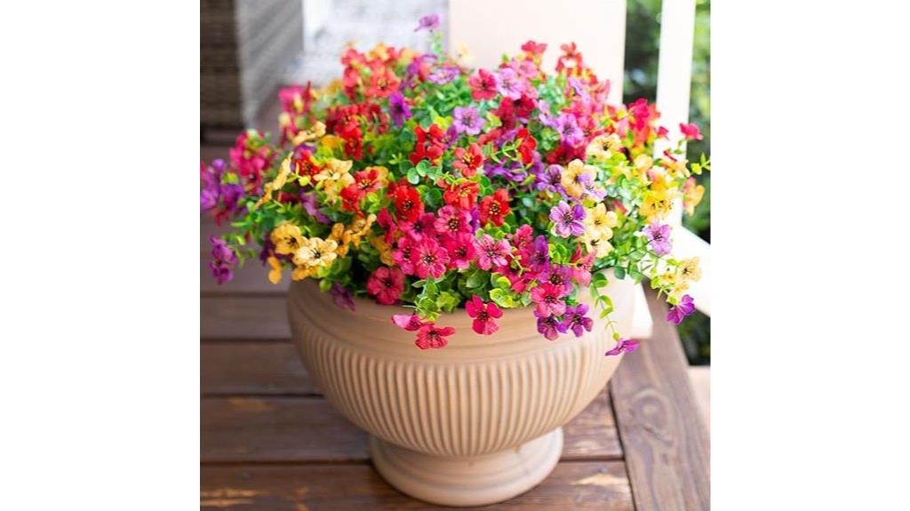 artificial outdoor flower bundles