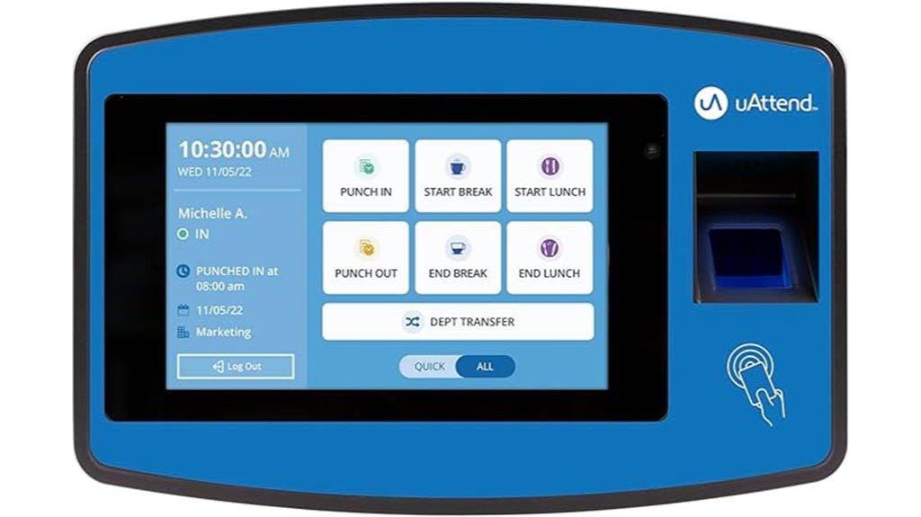 biometric attendance tracking system