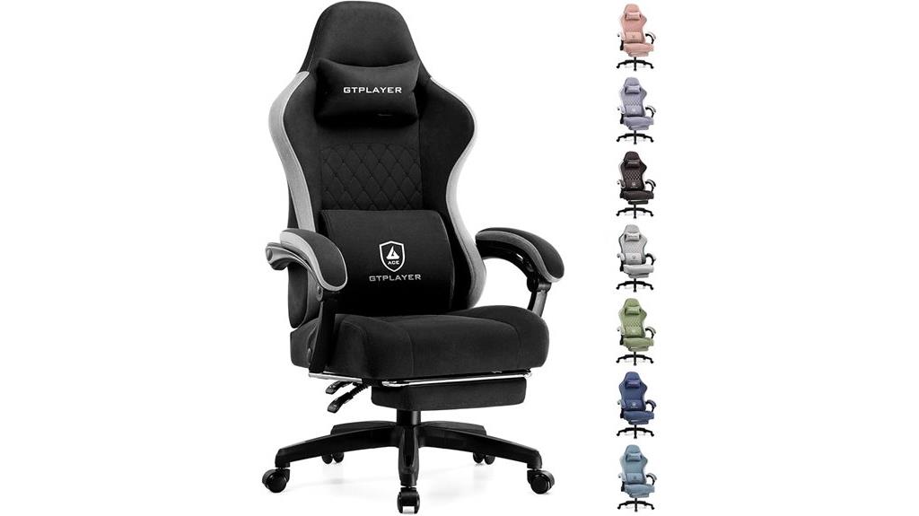 comfortable gaming chair features