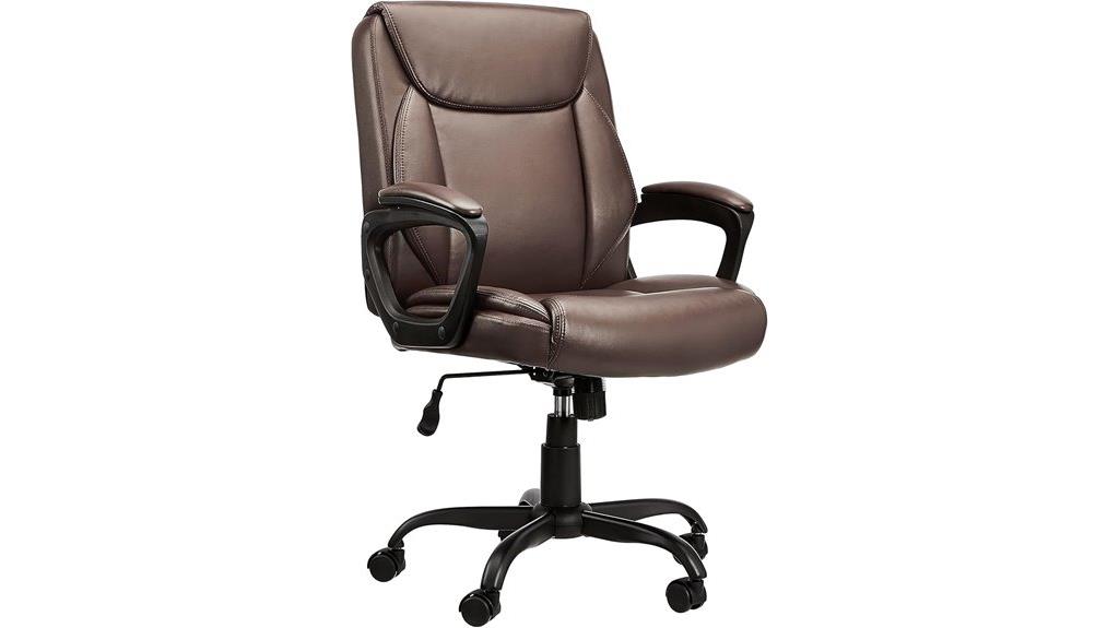 comfortable mid back desk chair