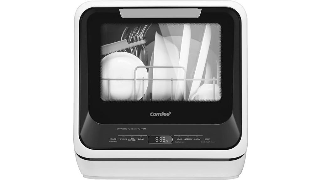 compact countertop dishwashing solution