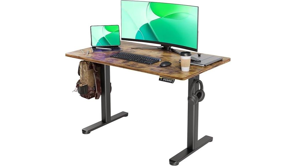 compact electric standing desk