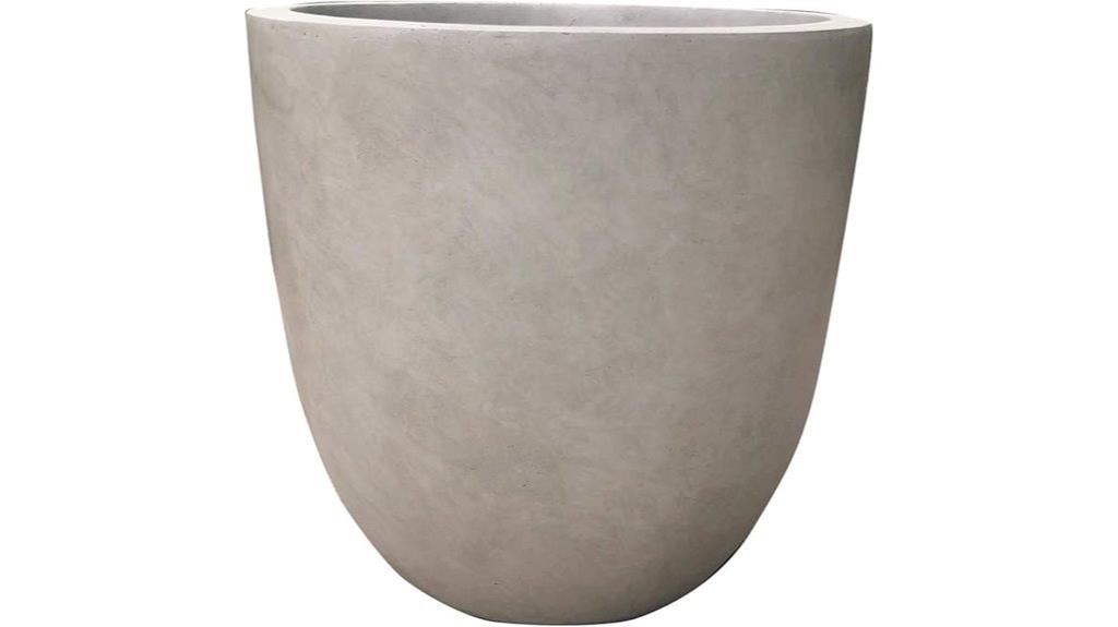 concrete planter round design