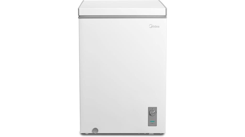 convertible chest freezer white