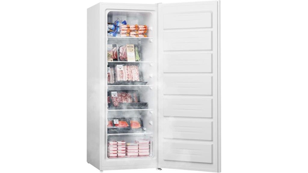 convertible upright freezer model