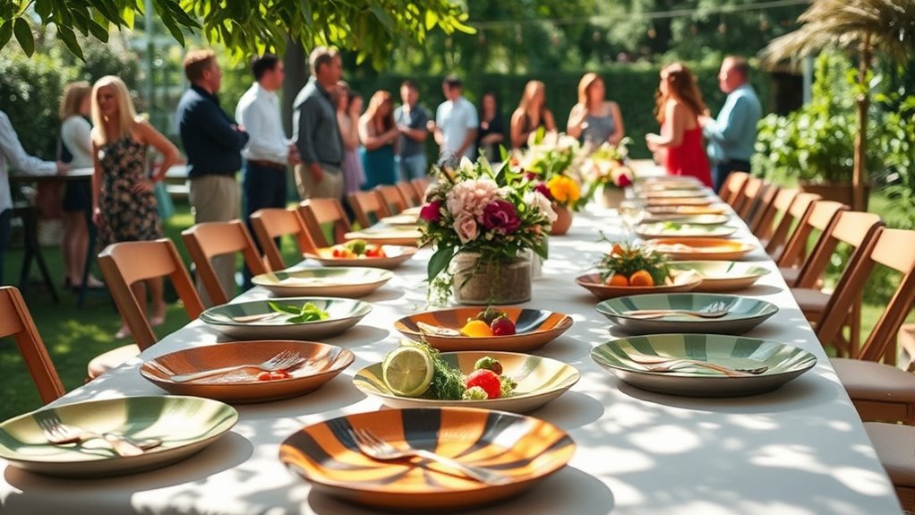 eco friendly event dining solutions