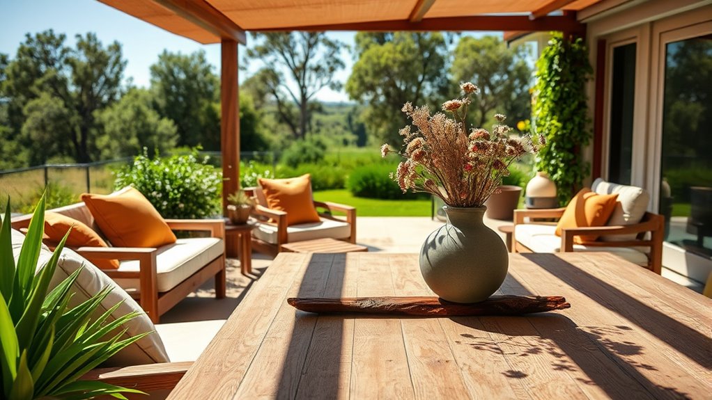 eco friendly outdoor seating