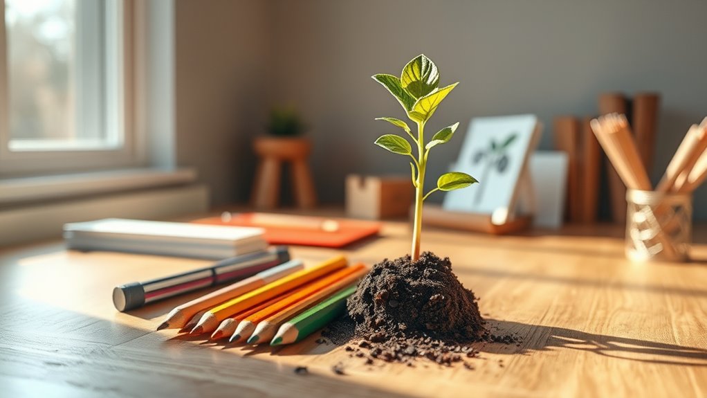 eco friendly planting pencils