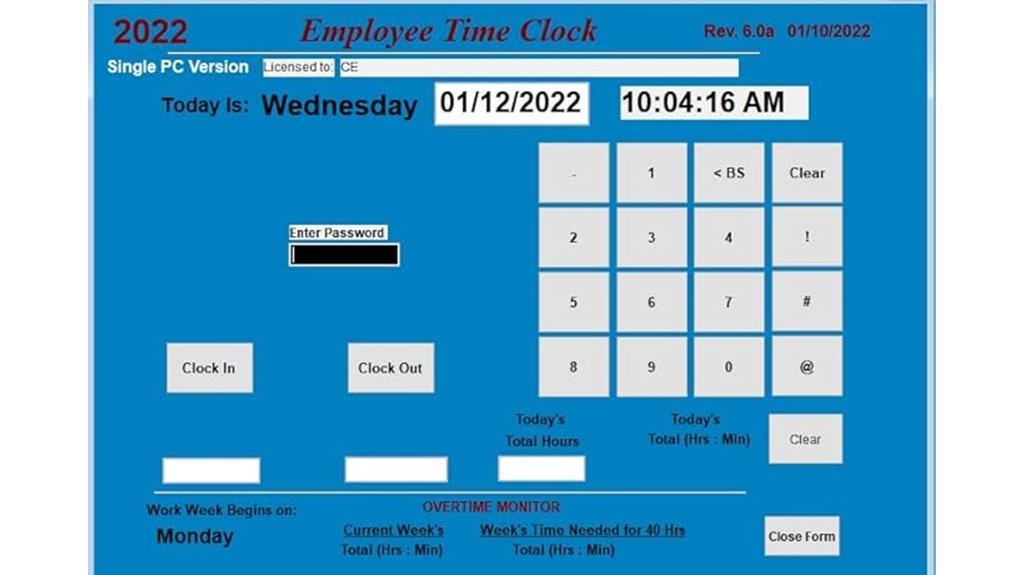 employee time tracking software