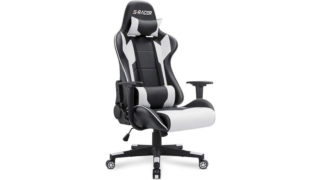 ergonomic swivel gaming chair