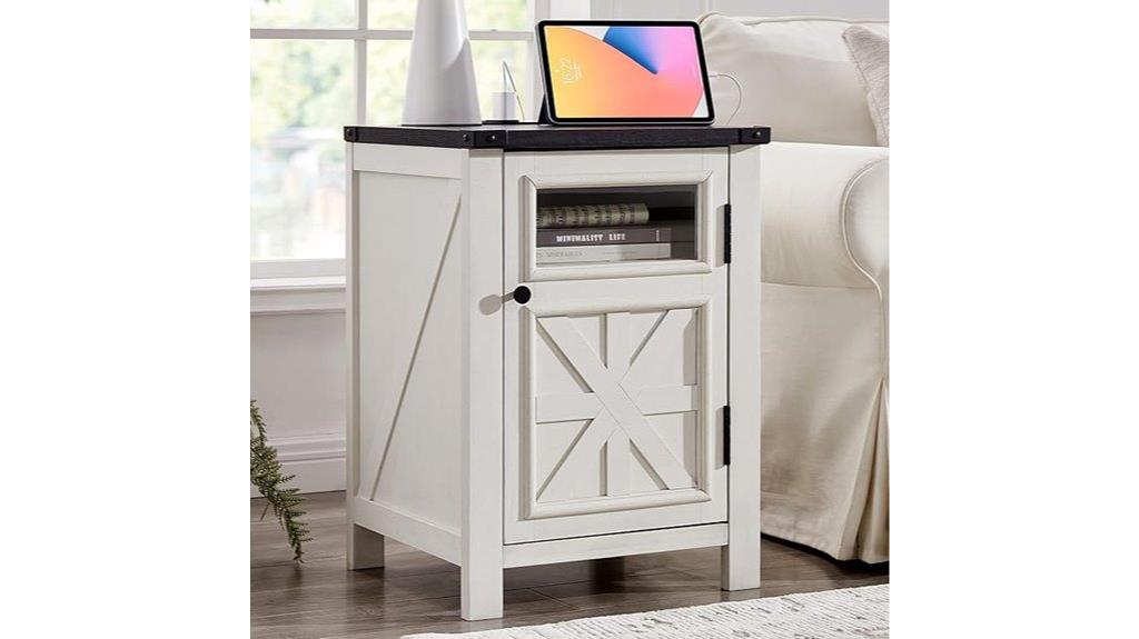 farmhouse end table charger