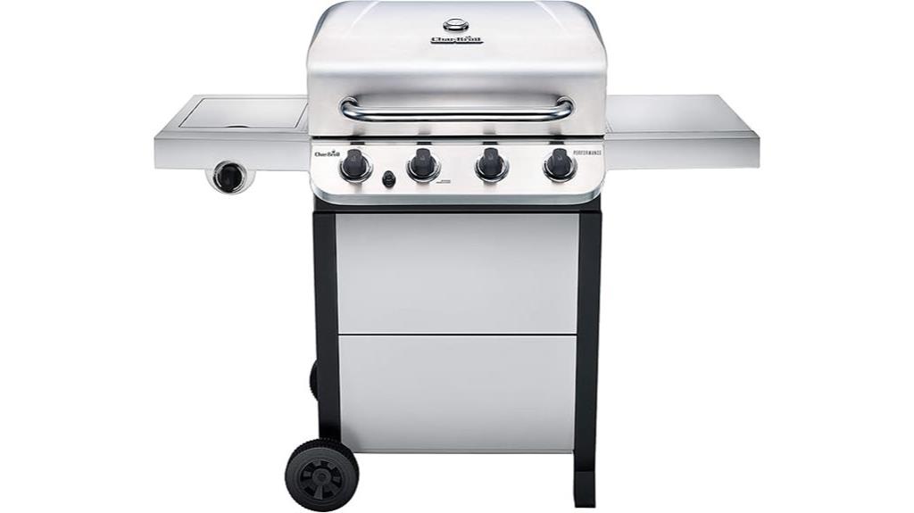 four burner propane gas grill