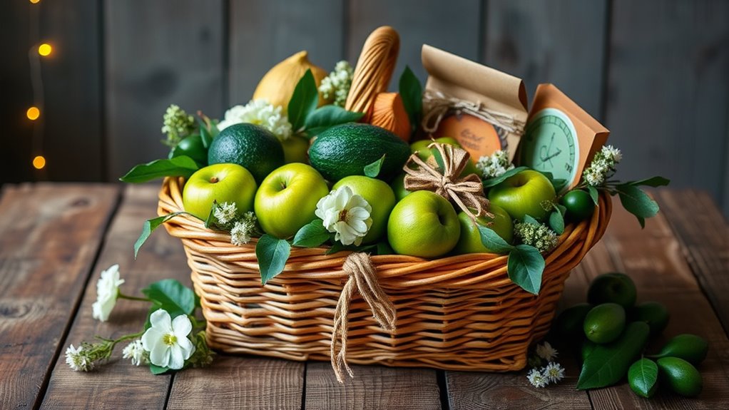 green gift baskets anytime
