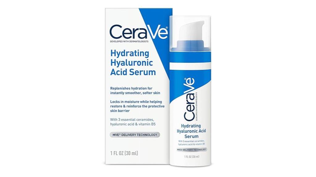 hydrating facial serum product