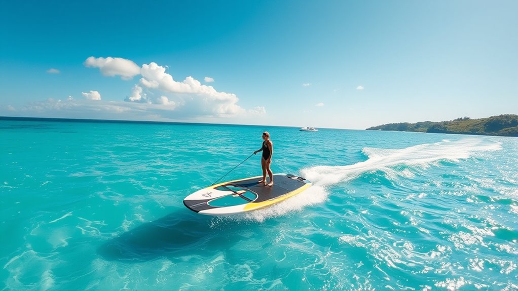 hydrofoiling enhances energy efficiency