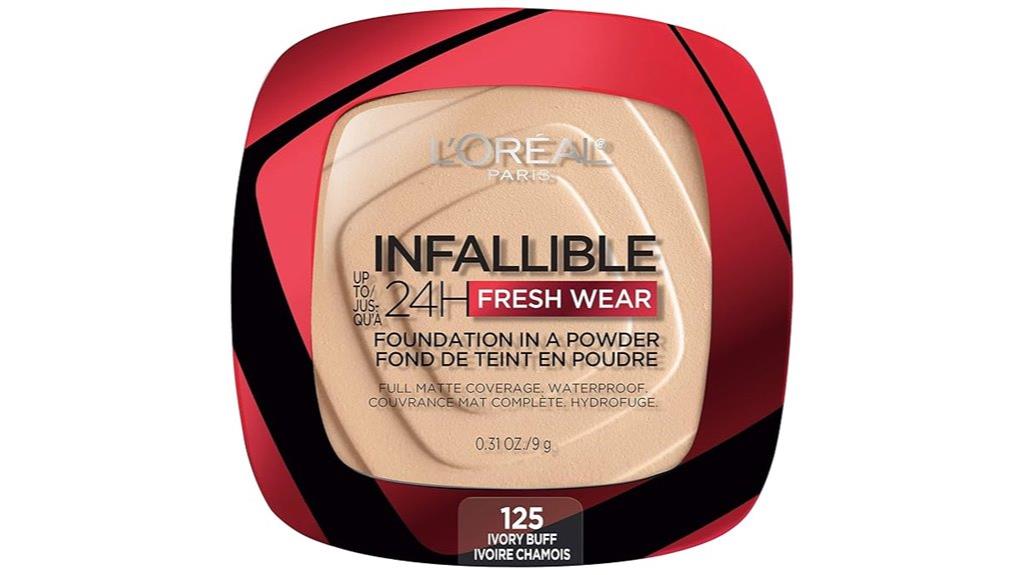 infallible powder foundation ivory