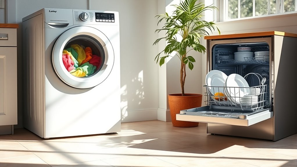 maximize laundry and dishes