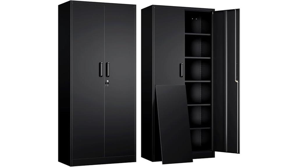 metal storage cabinet shelves