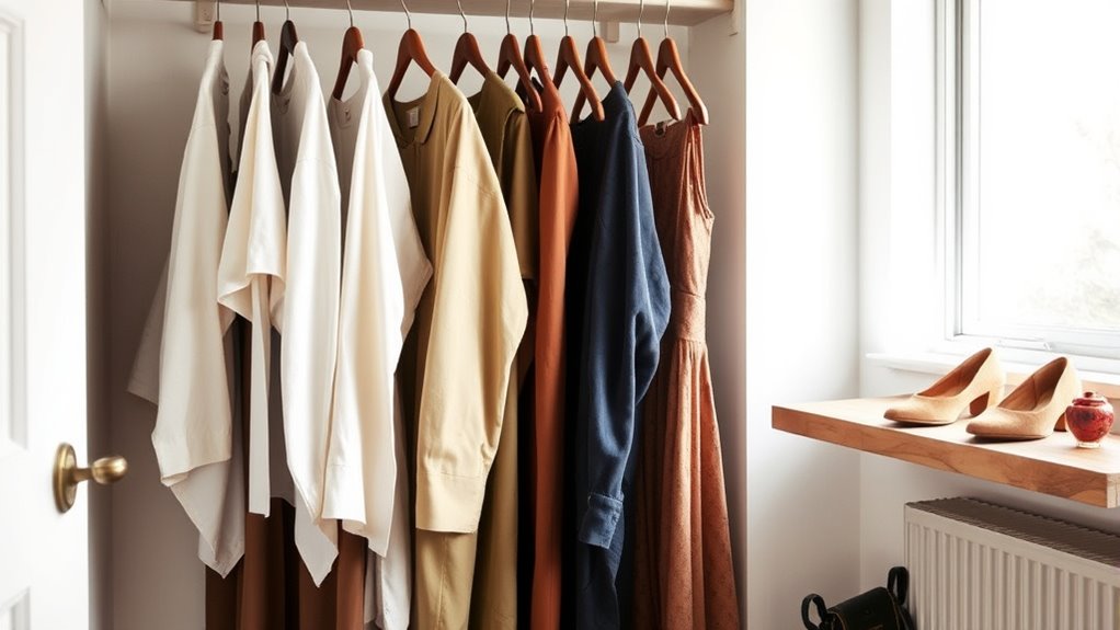 minimalist clothing collection concept