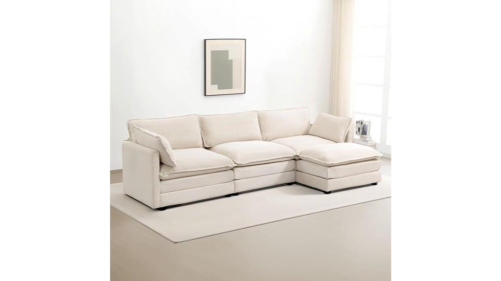 modular oversized sectional sofa