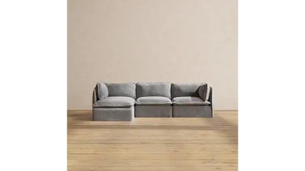 modular washable sectional sofa