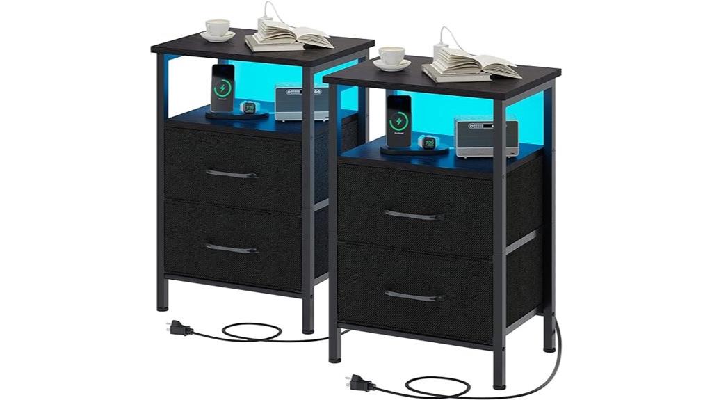 nightstands with usb charging