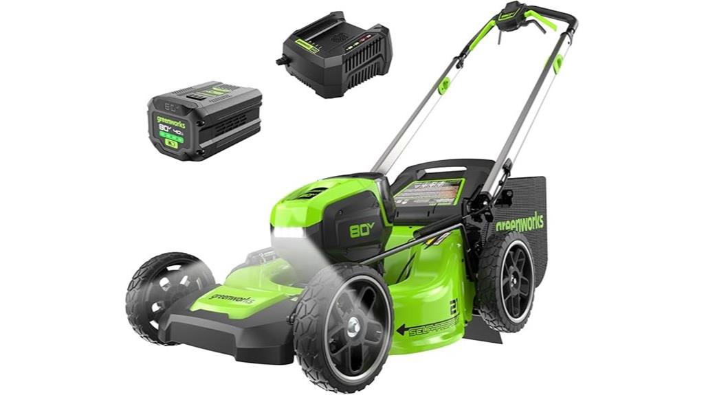 powerful cordless lawn mower