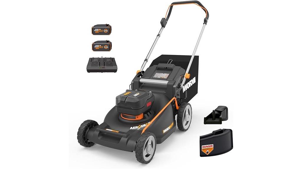 powerful cordless lawn mower