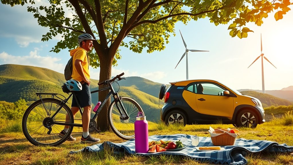reduce travel carbon footprint