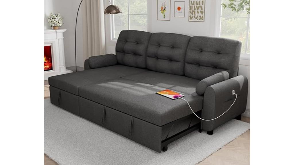 reversible chaise storage sofa