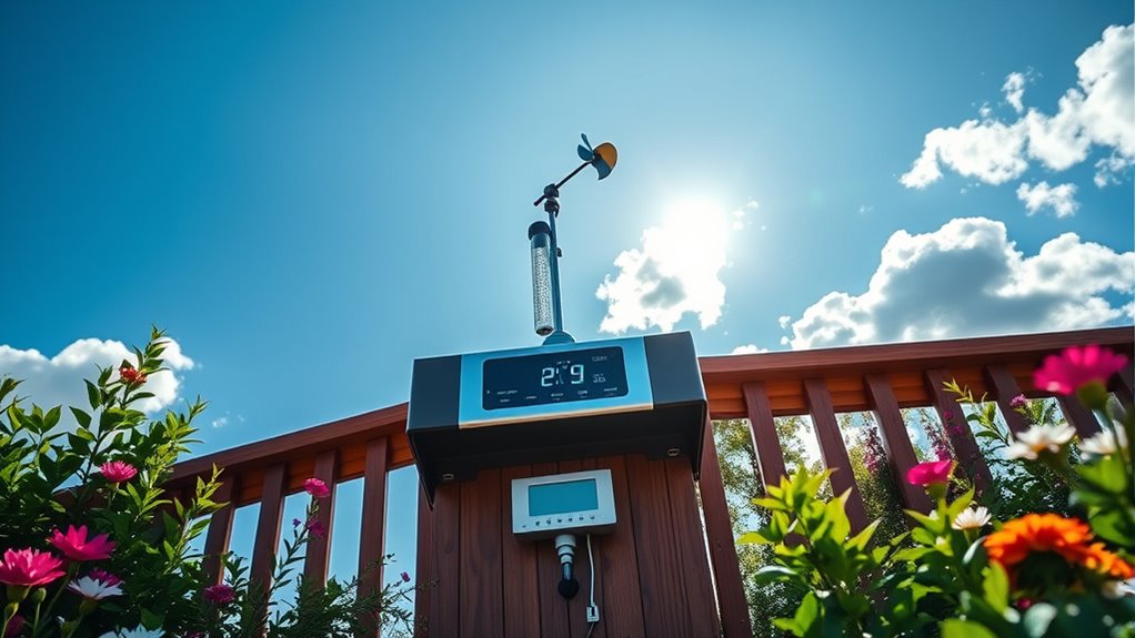 setting up weather station