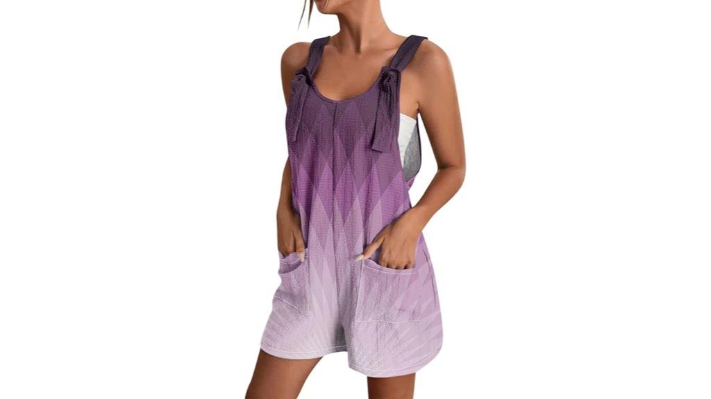 sleeveless summer casual rompers