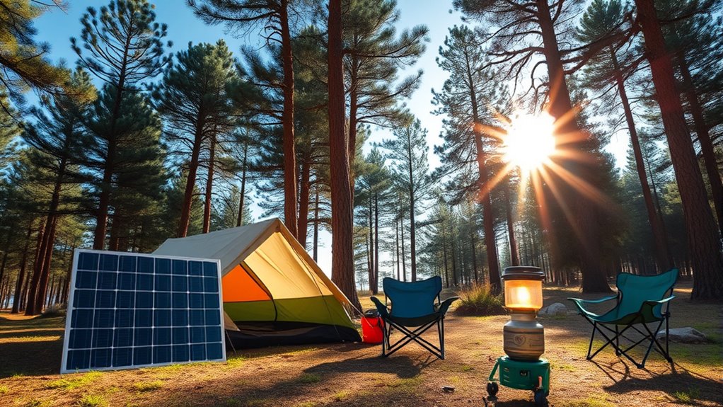 solar camping equipment essentials