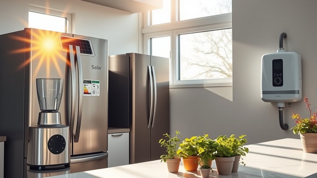 solar powered energy efficient devices