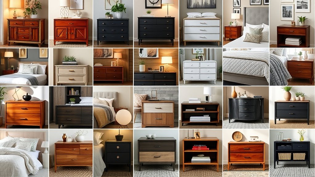 stylish and functional nightstands