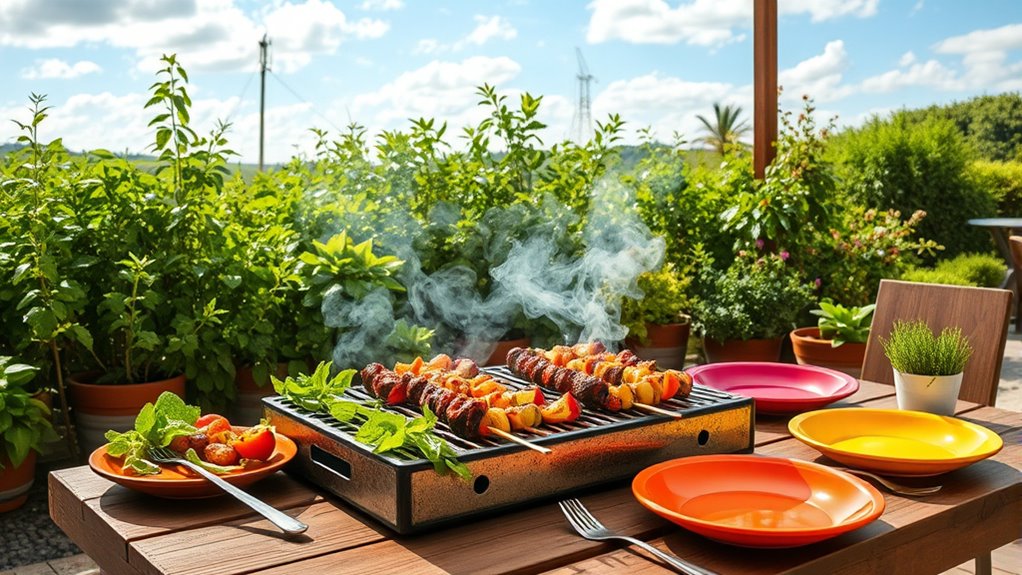 sustainable barbecue cooking techniques