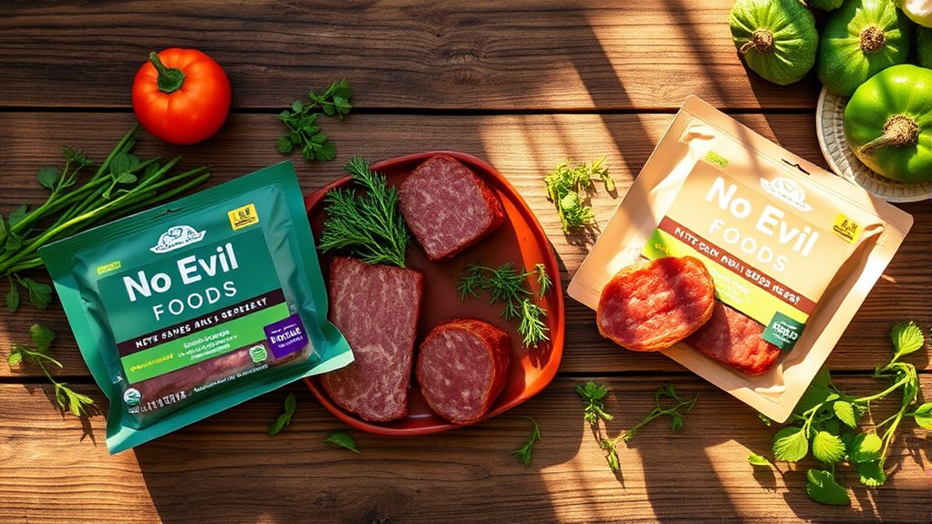 sustainable compostable plant based meats