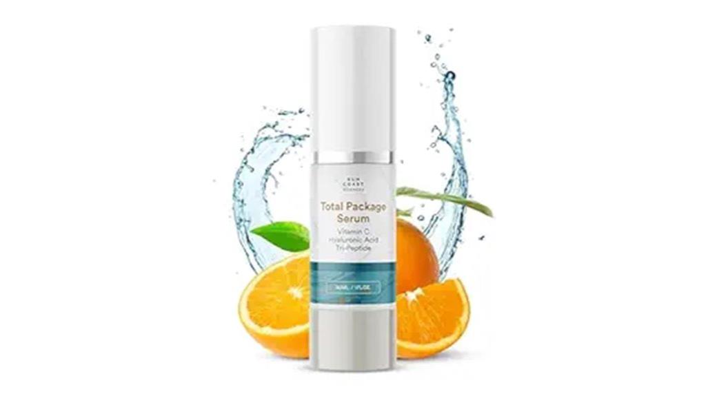 total face serum package