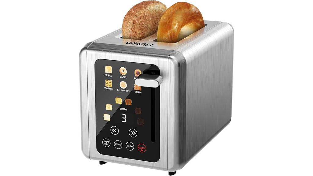 touch screen two slice toaster