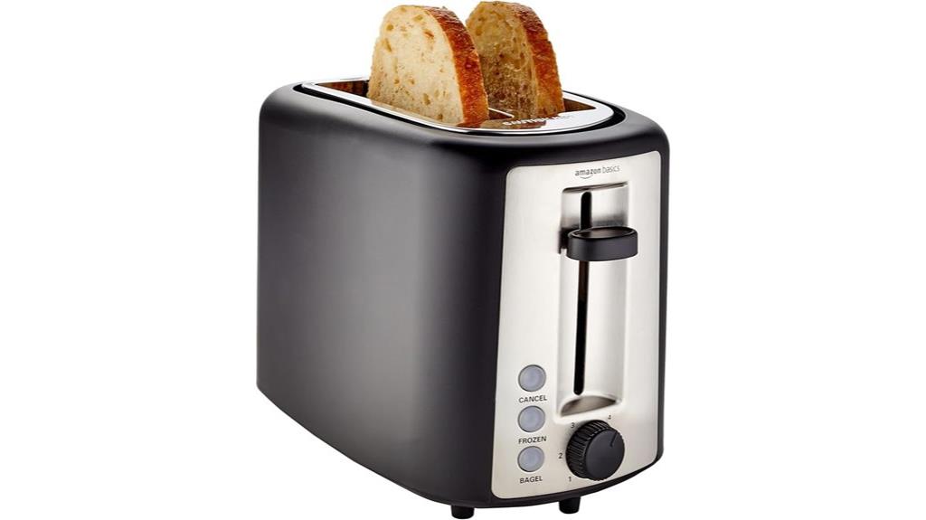 two slice toaster settings