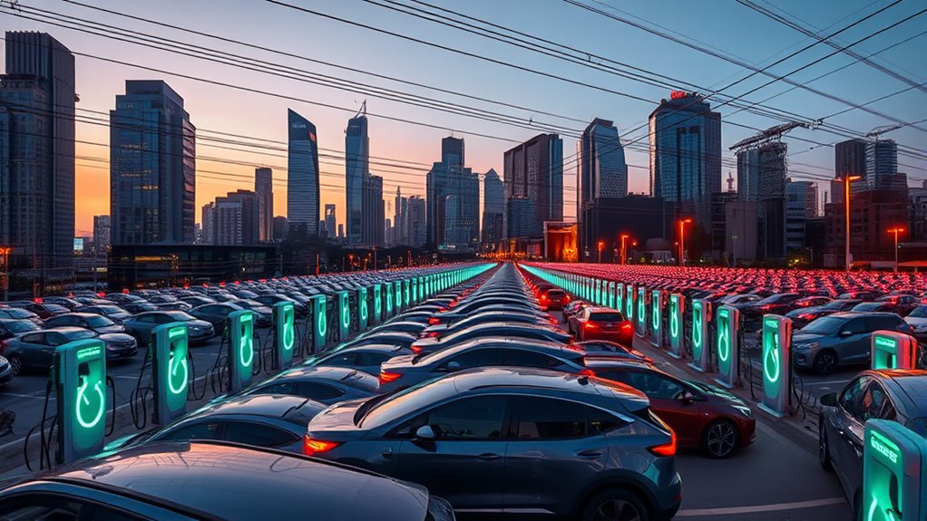 electric vehicle charging surge