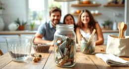 family minimizes waste annually