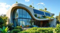 futuristic sustainable green homes