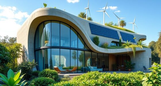 futuristic sustainable green homes