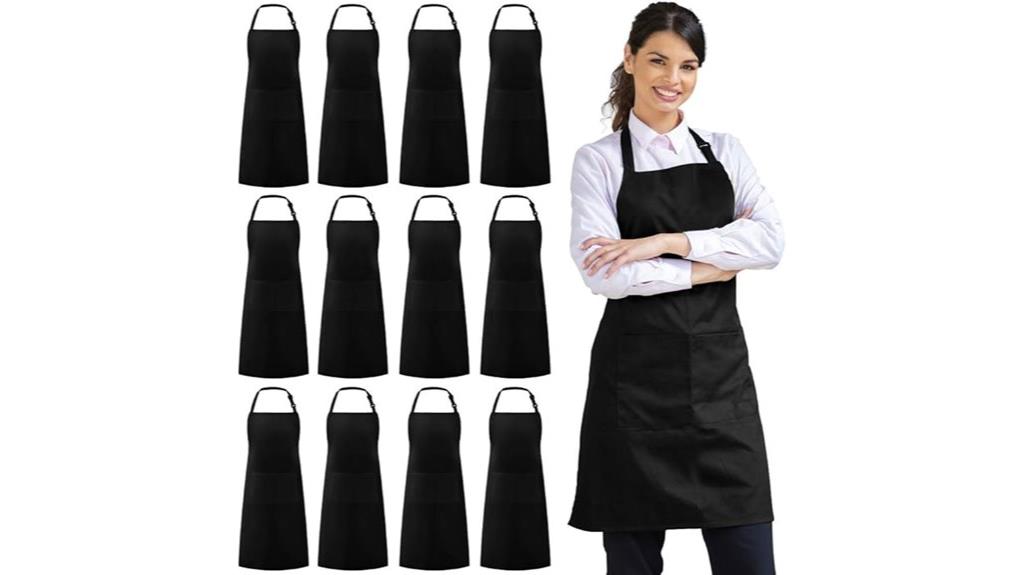 12 pack bib aprons