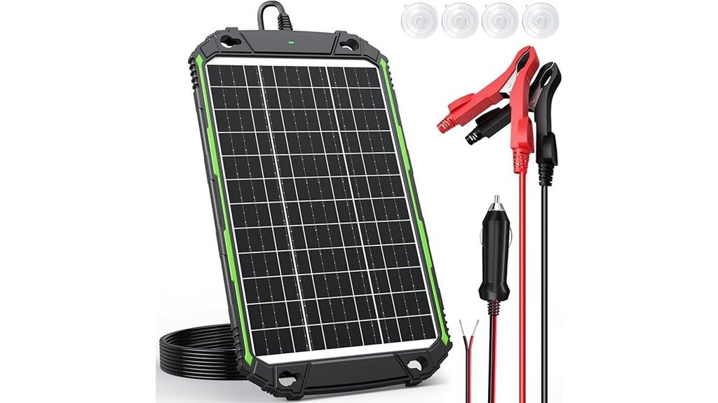 15w solar battery charger