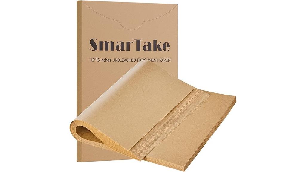 200 parchment baking sheets