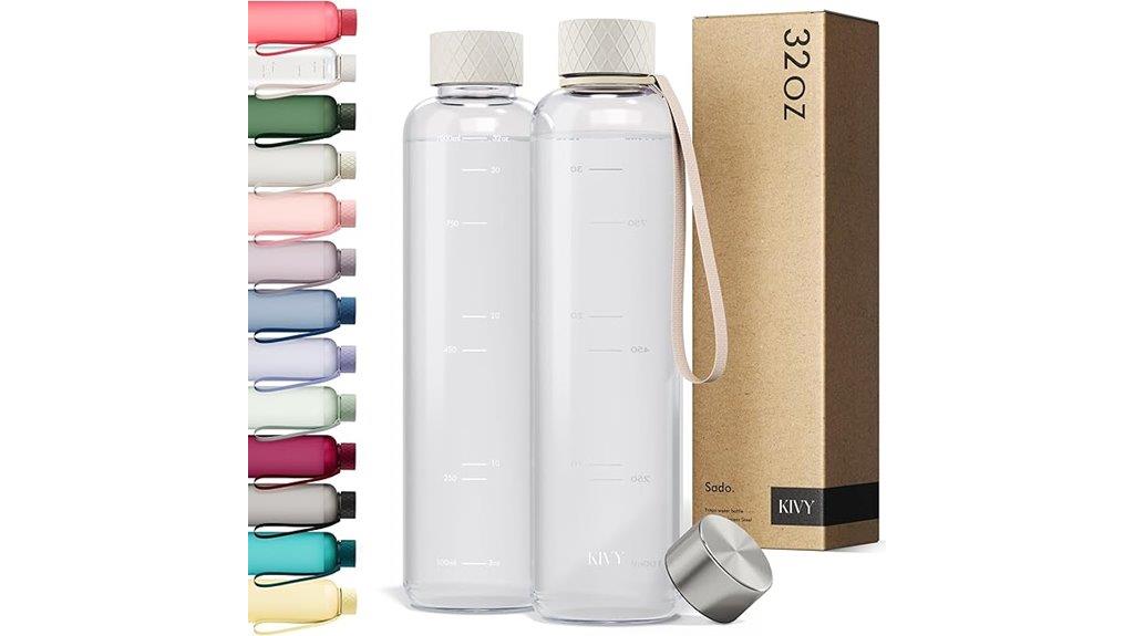 32oz slim water bottle