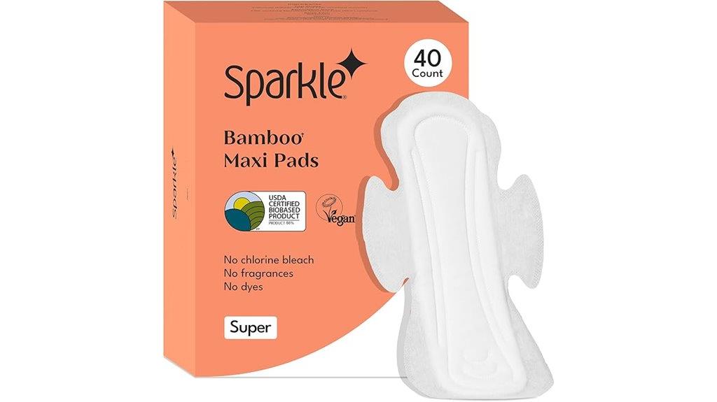 absorbent bamboo maxi pads